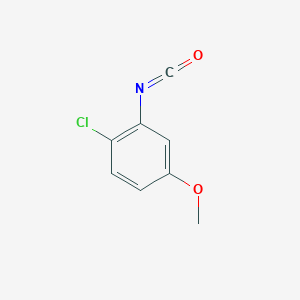 molecular formula C8H6ClNO2 B3363885 1-Chloro-2-isocyanato-4-methoxybenzene CAS No. 1067970-63-1