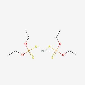 molecular formula C8H20O4P2PbS4 B3363892 Ethyl lead phoshorodithioate CAS No. 1068-23-1