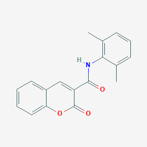 molecular formula C18H15NO3 B336391 N-(2,6-dimethylphenyl)-2-oxo-2H-chromene-3-carboxamide 
