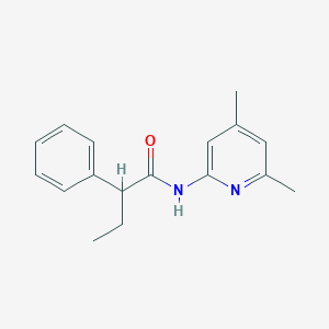 molecular formula C17H20N2O B336392 N-(4,6-dimethylpyridin-2-yl)-2-phenylbutanamide 