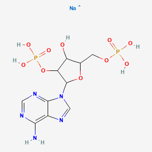 molecular formula C10H15N5NaO10P2 B3363948 CID 16218927 CAS No. 108347-94-0