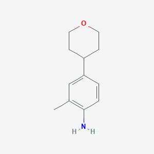 2-Methyl-4-(tetrahydro-2H-pyran-4-yl)aniline