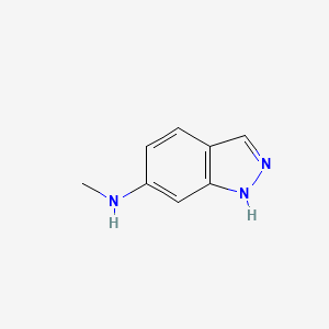molecular formula C8H9N3 B3363982 (1H-Indazol-6-yl)-methyl-amine CAS No. 1086392-14-4