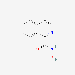 molecular formula C10H8N2O2 B3363992 异喹啉-1-羧酸羟胺 CAS No. 1086392-60-0