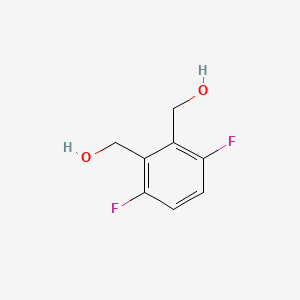 molecular formula C8H8F2O2 B3364022 3,6-Difluoro-1,2-benzenedimethanol CAS No. 1092449-21-2