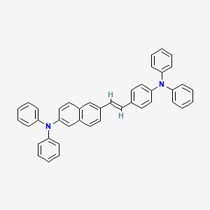 molecular formula C42H32N2 B3364052 2-(Diphenylamino)-6-[4-(diphenylamino)styryl]naphthalene CAS No. 1093402-99-3
