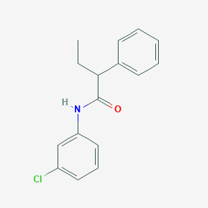 molecular formula C16H16ClNO B336406 N-(3-chlorophenyl)-2-phenylbutanamide 