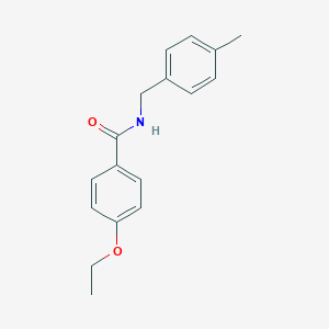 molecular formula C17H19NO2 B336408 4-ethoxy-N-(4-methylbenzyl)benzamide 