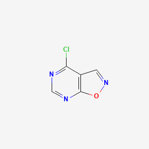 molecular formula C5H2ClN3O B3364081 4-Chloroisoxazolo[5,4-D]pyrimidine CAS No. 1094507-12-6