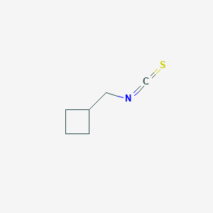 molecular formula C6H9NS B3364096 (Isothiocyanatomethyl)cyclobutane CAS No. 1095592-84-9