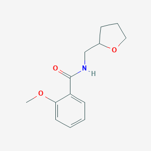 molecular formula C13H17NO3 B336411 Benzamide, N-tetrahydrofurfuryl-2-methoxy- 