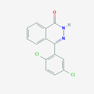 molecular formula C14H8Cl2N2O B3364129 4-(2,5-Dichlorophenyl)-1,2-dihydrophthalazin-1-one CAS No. 1098353-57-1
