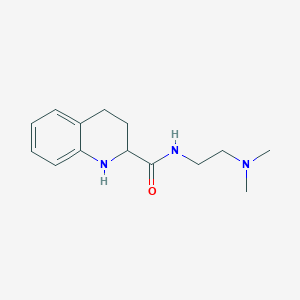 molecular formula C14H21N3O B3364144 N-[2-(dimethylamino)ethyl]-1,2,3,4-tetrahydroquinoline-2-carboxamide CAS No. 1104607-09-1