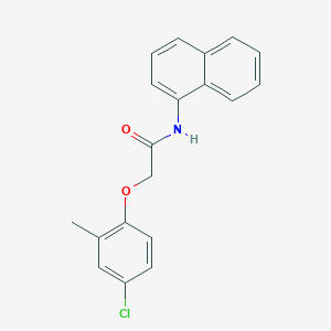 molecular formula C19H16ClNO2 B336416 2-(4-chloro-2-methylphenoxy)-N-(1-naphthyl)acetamide 