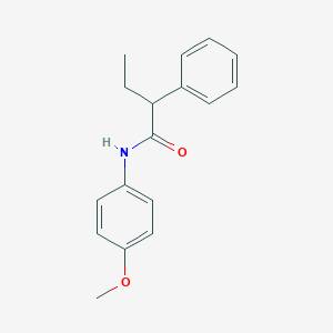 molecular formula C17H19NO2 B336418 N-(4-methoxyphenyl)-2-phenylbutanamide 