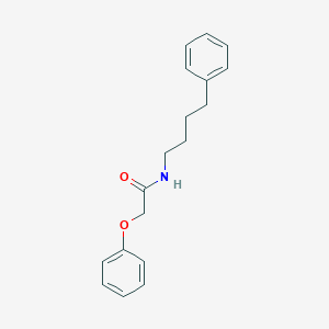 molecular formula C18H21NO2 B336419 2-phenoxy-N-(4-phenylbutyl)acetamide 