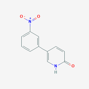 molecular formula C11H8N2O3 B3364197 2-Hydroxy-5-(3-nitrophenyl)pyridine CAS No. 1111106-29-6