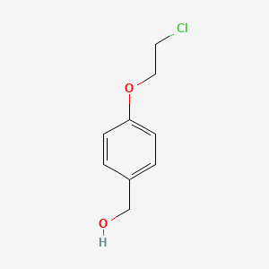 molecular formula C9H11ClO2 B3364219 [4-(2-Chloroethoxy)phenyl]methanol CAS No. 111728-87-1