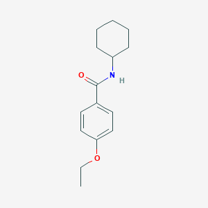 molecular formula C15H21NO2 B336422 N-cyclohexyl-4-ethoxybenzamide 