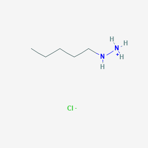 molecular formula C5H15ClN2 B3364224 n-Amylhydrazine hydrochloride CAS No. 1119-68-2