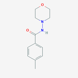 molecular formula C12H16N2O2 B336425 4-methyl-N-(4-morpholinyl)benzamide 