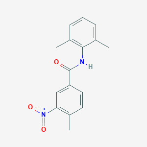 molecular formula C16H16N2O3 B336429 N-(2,6-dimethylphenyl)-4-methyl-3-nitrobenzamide 