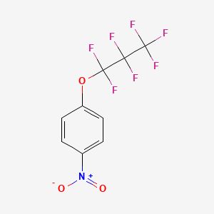 B3364348 1-(Heptafluoropropoxy)-4-nitrobenzene CAS No. 1146289-83-9