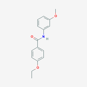 molecular formula C16H17NO3 B336443 4-ethoxy-N-(3-methoxyphenyl)benzamide 