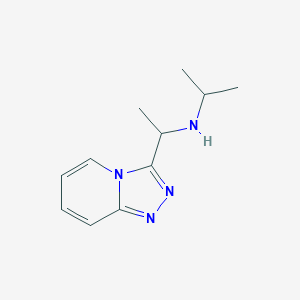 molecular formula C11H16N4 B3364450 Chembl4576274 CAS No. 1154397-36-0
