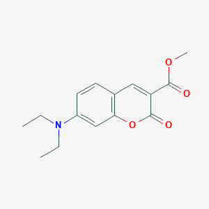 molecular formula C15H17NO4 B3364499 Methyl 7-(Diethylamino)-2-oxo-2H-chromene-3-carboxylate CAS No. 115948-29-3