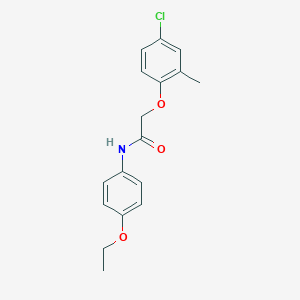 molecular formula C17H18ClNO3 B336450 2-(4-chloro-2-methylphenoxy)-N-(4-ethoxyphenyl)acetamide 