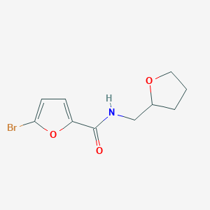 molecular formula C10H12BrNO3 B336454 5-bromo-N-(oxolan-2-ylmethyl)furan-2-carboxamide 