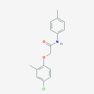molecular formula C16H16ClNO2 B336458 2-(4-chloro-2-methylphenoxy)-N-(4-methylphenyl)acetamide 