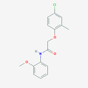 molecular formula C16H16ClNO3 B336461 2-(4-chloro-2-methylphenoxy)-N-(2-methoxyphenyl)acetamide 
