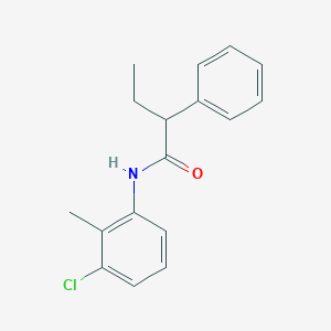 molecular formula C17H18ClNO B336466 N-(3-chloro-2-methylphenyl)-2-phenylbutanamide 