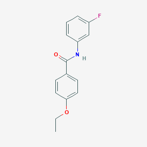 molecular formula C15H14FNO2 B336469 4-ethoxy-N-(3-fluorophenyl)benzamide 