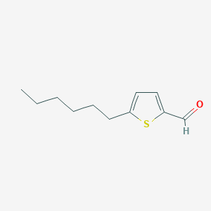 molecular formula C11H16OS B033647 5-己基噻吩-2-甲醛 CAS No. 100943-46-2