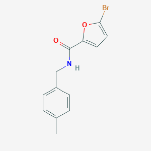 molecular formula C13H12BrNO2 B336472 5-bromo-N-(4-methylbenzyl)-2-furamide 