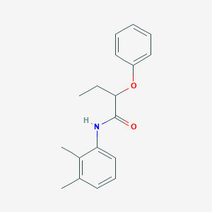 molecular formula C18H21NO2 B336479 N-(2,3-dimethylphenyl)-2-phenoxybutanamide 