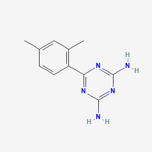 molecular formula C11H13N5 B3364804 6-(2,4-dimethylphenyl)-1,3,5-Triazine-2,4-diamine CAS No. 1186648-07-6