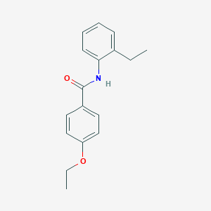 molecular formula C17H19NO2 B336481 4-ethoxy-N-(2-ethylphenyl)benzamide 