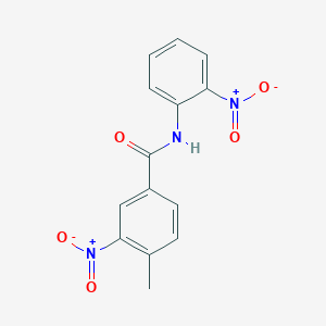 molecular formula C14H11N3O5 B336485 4-methyl-3-nitro-N-(2-nitrophenyl)benzamide 