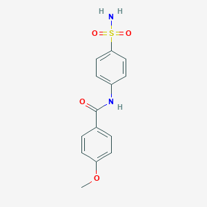 molecular formula C14H14N2O4S B336486 4-methoxy-N-(4-sulfamoylphenyl)benzamide 