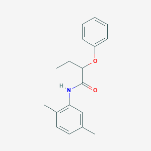 molecular formula C18H21NO2 B336488 N-(2,5-dimethylphenyl)-2-phenoxybutanamide 