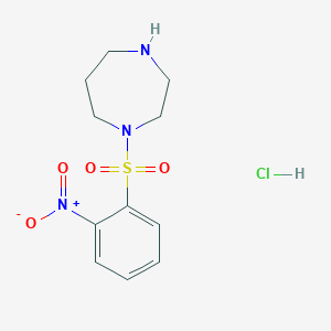 1-(2-Nitro-benzenesulfonyl)-[1,4]diazepane hydrochloride