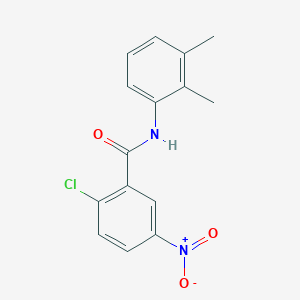 molecular formula C15H13ClN2O3 B336492 2-chloro-N-(2,3-dimethylphenyl)-5-nitrobenzamide 