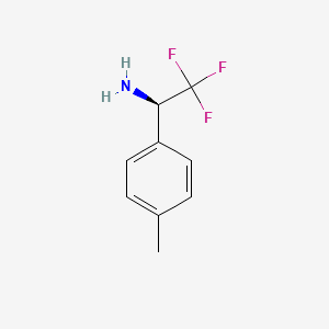 molecular formula C9H10F3N B3364947 (R)-2,2,2-Trifluoro-1-P-tolylethanamine CAS No. 1187931-43-6
