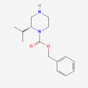 molecular formula C15H22N2O2 B3364952 (R)-1-Cbz-2-isopropyl-piperazine CAS No. 1187931-71-0