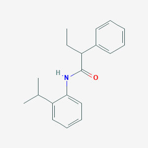 molecular formula C19H23NO B336500 N-(2-isopropylphenyl)-2-phenylbutanamide 