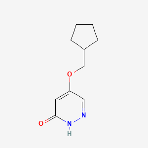 B3365004 5-(cyclopentylmethoxy)pyridazin-3(2H)-one CAS No. 1191454-44-0